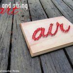 DIY Nail and String Art