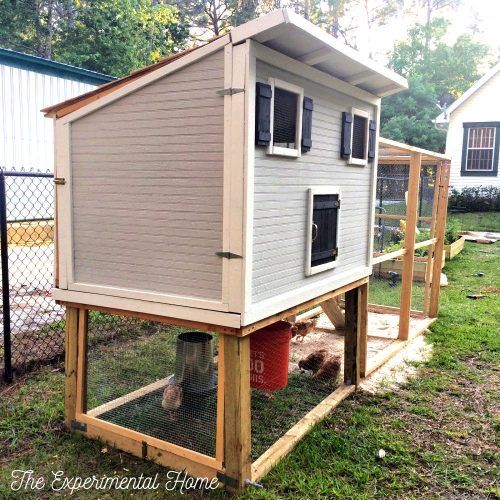 How To Build A Chicken Coop With Run - The Experimental Home