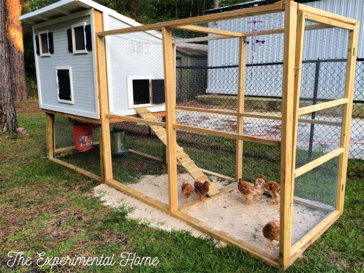 How To Build A Chicken Coop With Run - The Experimental Home