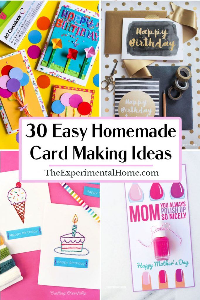 30 DIY Card Making Ideas