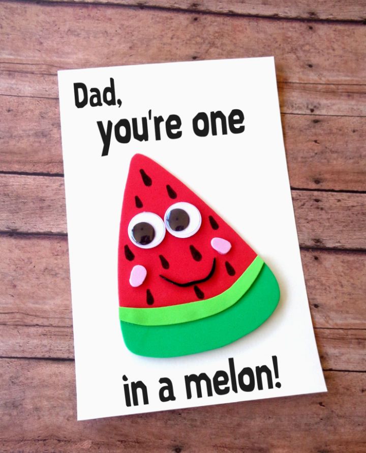Fathers Day Watermelon Card