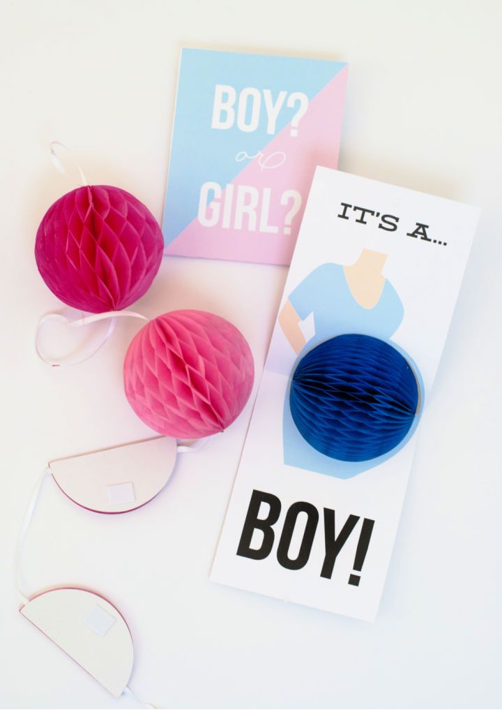 Gender Reveal Card