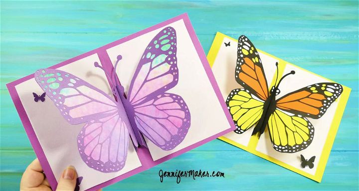 Pop Up Butterfly Card