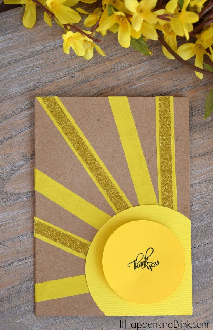 Sunshine Thank You Card